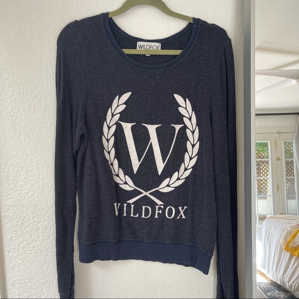 Rare wildfox OG print baggy beach jumper size small